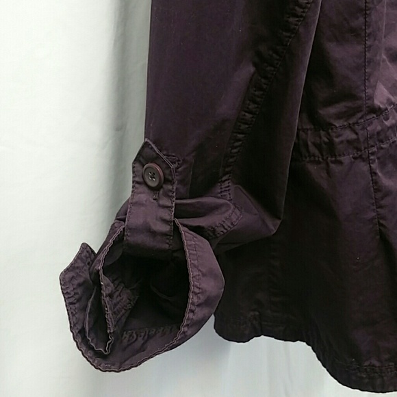Plum Purple Lightweight Jacket Size Medium - Picture 6 of 8
